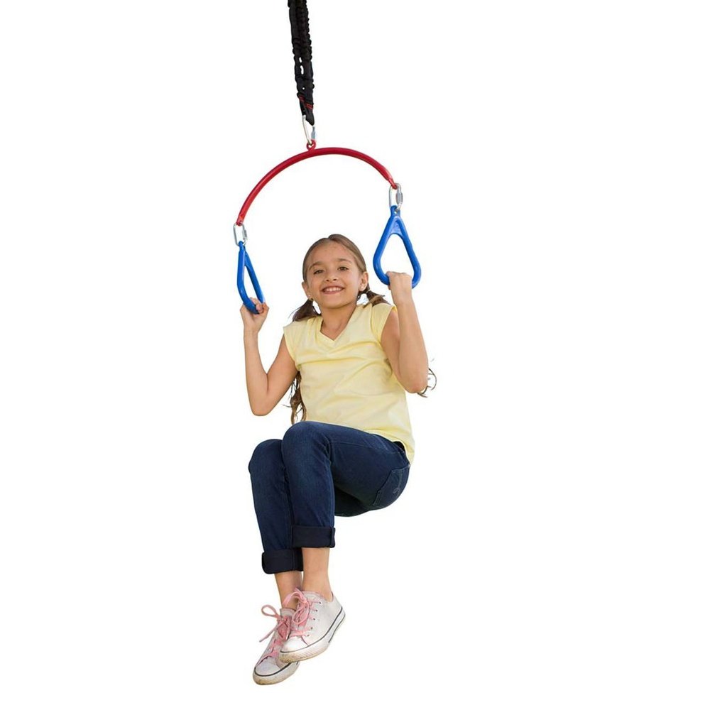 Hearth Song 2-in-1 BungeeBounce Swing with Hanging Rings