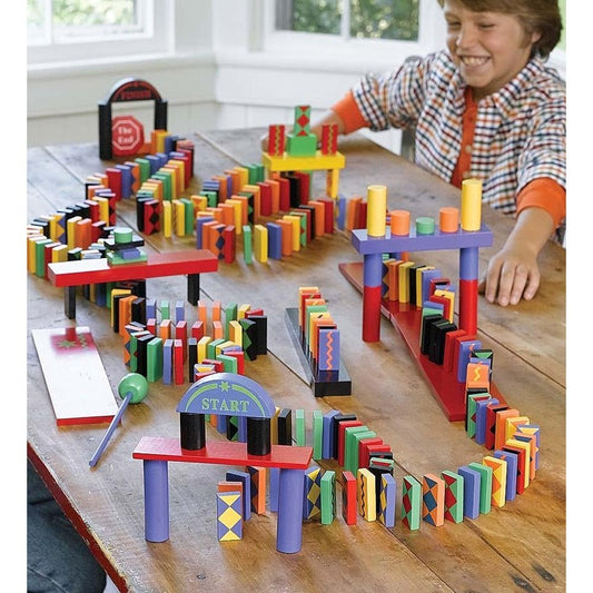 Hearth Song Classic 255-Piece Domino Race Set