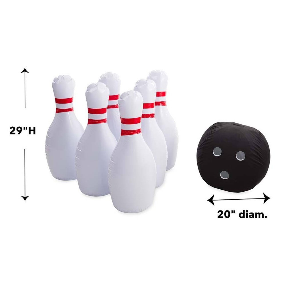 Hearth Song Giant Inflatable Bowling Game