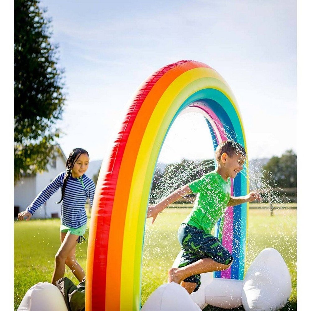 Hearth Song Giant Inflatable Rainbow Arch Sprinkler