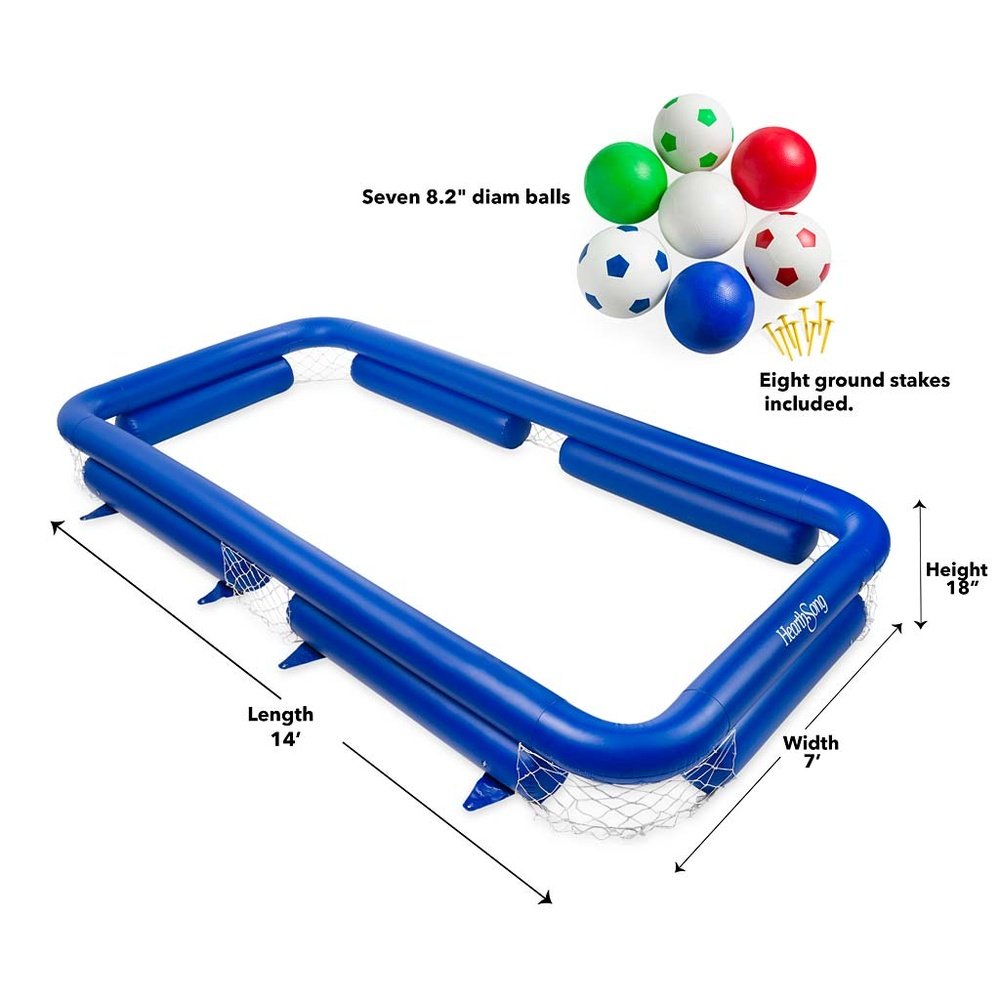 Hearth Song Inflatable Soccer Pool Game Babysupermarket