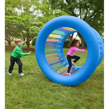 Hearth Song Roll With It! Giant Inflatable Rolling Wheel