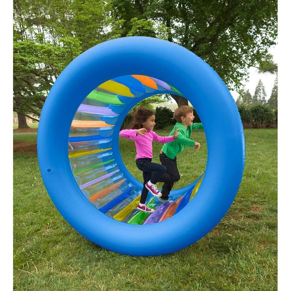 Hearth Song Roll With It! Giant Inflatable Rolling Wheel