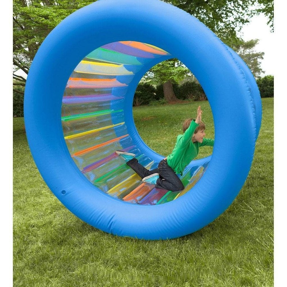 Hearth Song Roll With It! Giant Inflatable Rolling Wheel