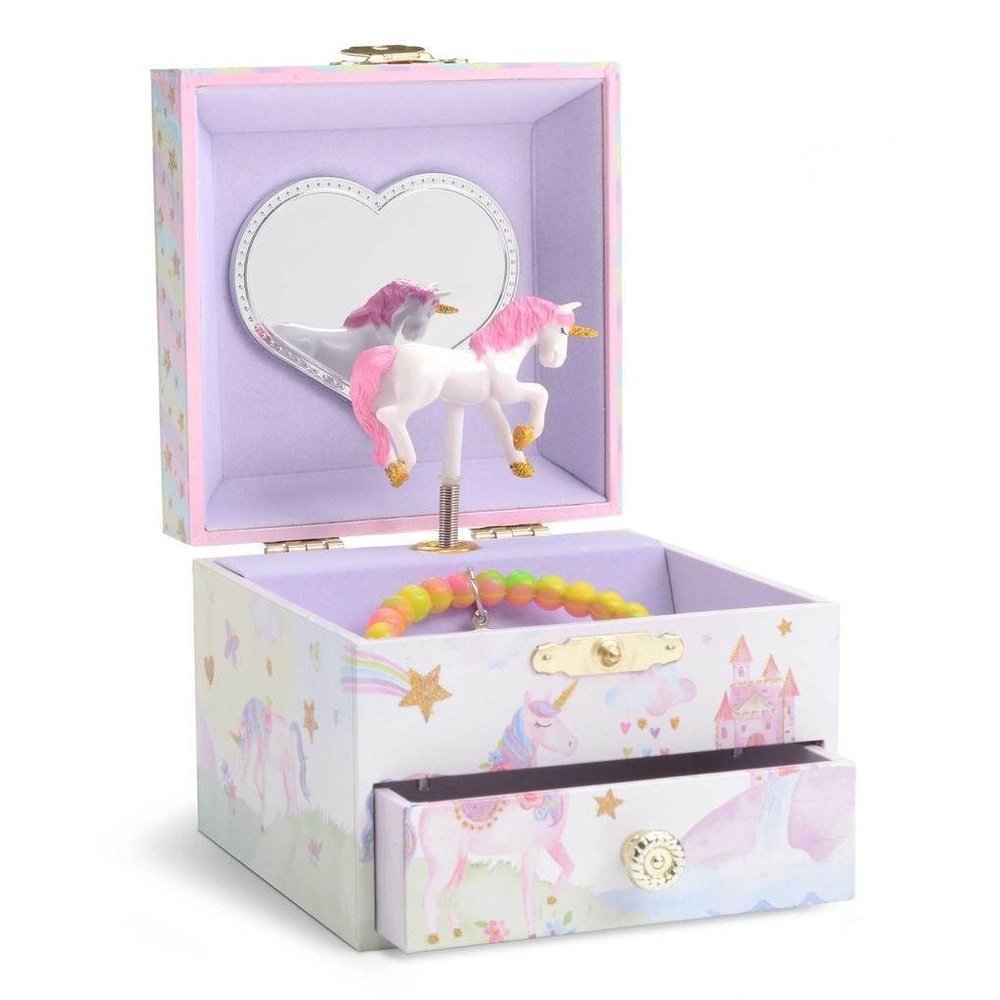 Ikon Design Jewelkeeper Rainbow Unicorn Musical Jewelry Box