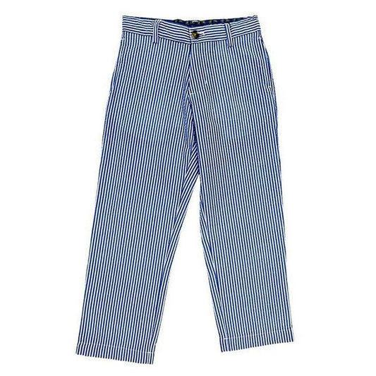 J Bailey Boys Champ Pants Blue Stripe Seersucker