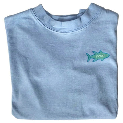 J. Bailey by Bailey Boys Short Sleeve Logo Tee Fish Trio