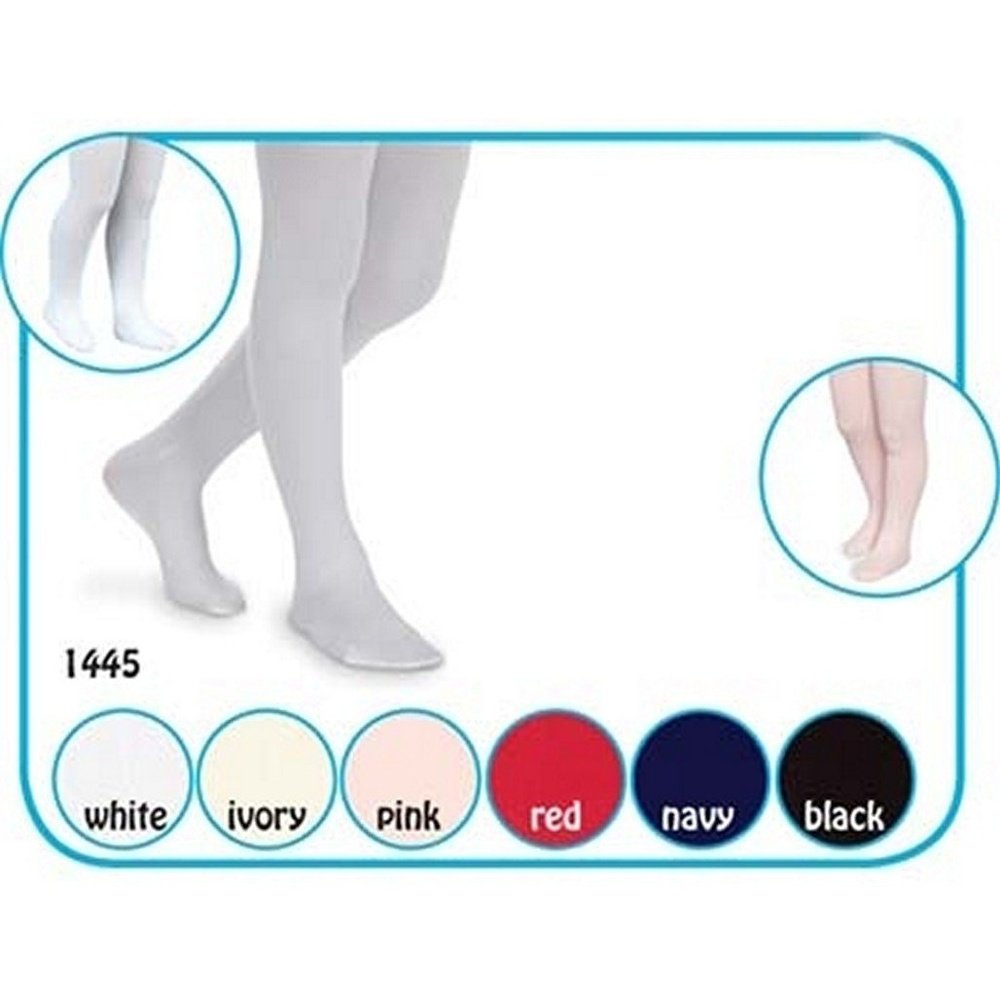 Jefferies Socks Girls White Opaque Tights