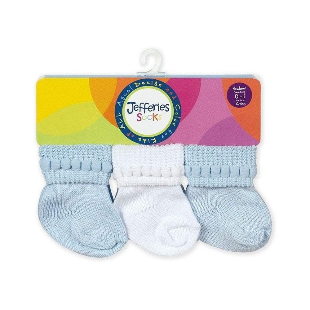 Jefferies Socks Rock-A-Bye Infant Booties with Cuff