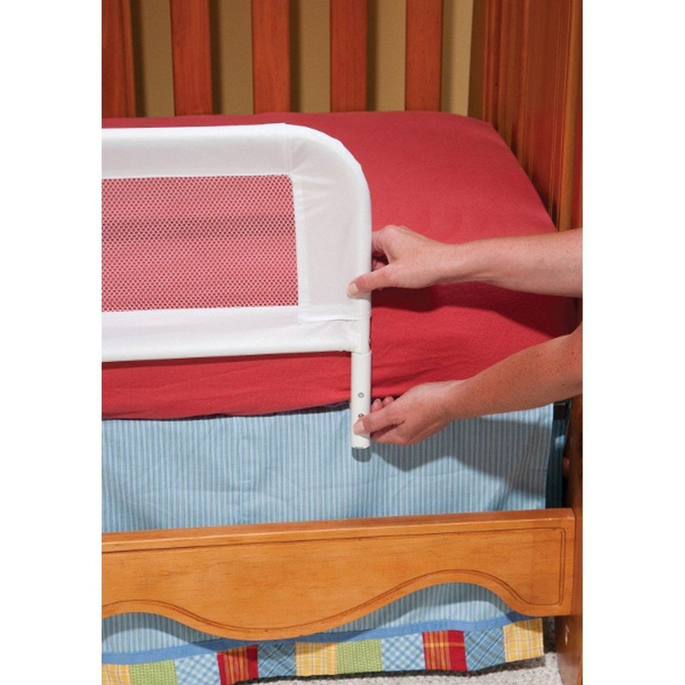 Kidco Convertible Crib Mesh Bed Rail Telescopic Safely Transition