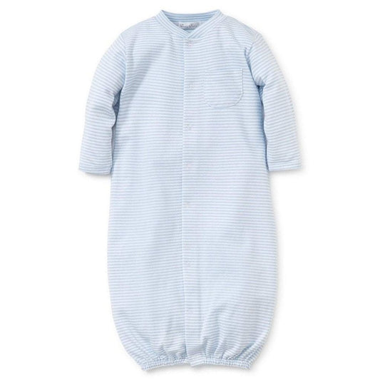 Kissy Kissy Light Blue Simple Stripes Convertible Gown