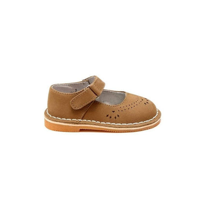 L'Amour Girls Toddler or Kids Classic Khaki Mary Jane Shoe