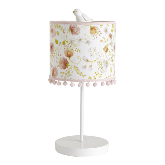 Lambs & Ivy Sweet Spring Floral Nursery Lamp with Shade