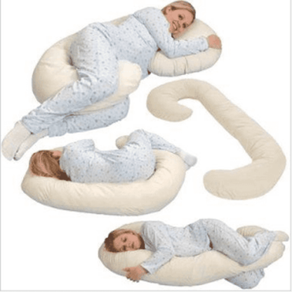 Leachco Snoogle Total Pregnancy Body Pillow Chic Zip Tee-Ivory