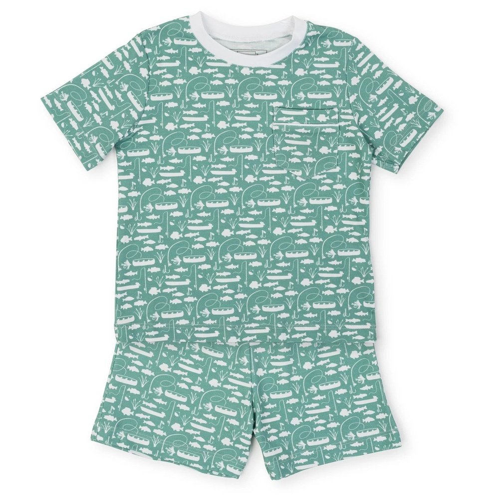 Lila & Hayes Apparel & Gifts 2 Toddler / Gone Fishing Lila + Hayes Charles Set Gone Fishing