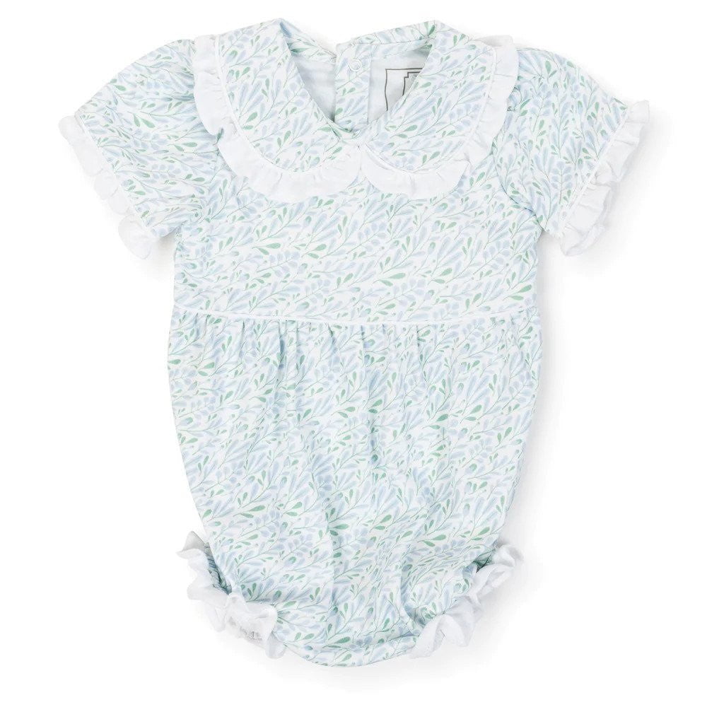 Lila & Hayes Apparel 3-6 Mo / Pastel Blooms Lila + Hayes Council Girls Pima Cotton Bubble Pastel Blooms