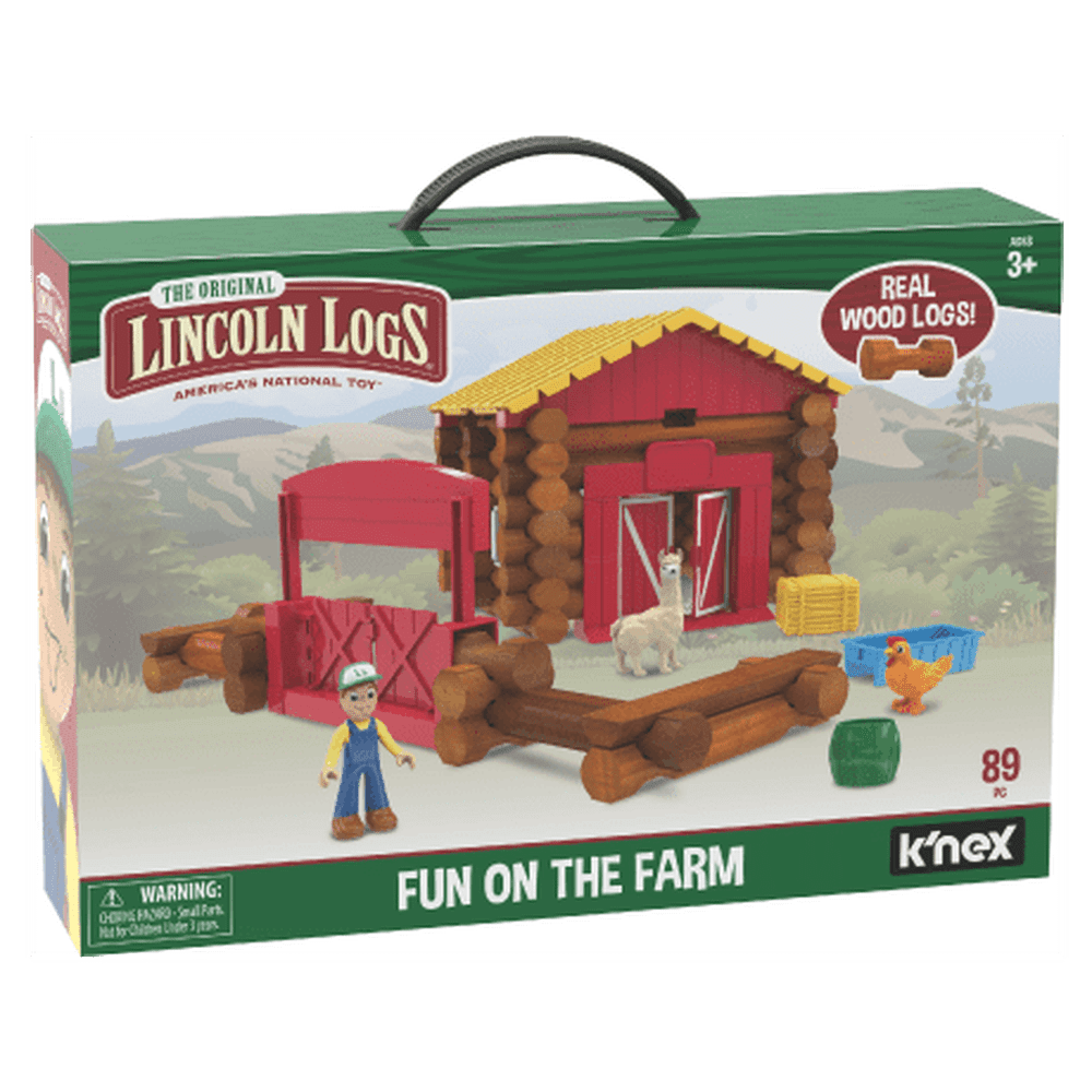 Lincoln Logs 102PC Farm Set
