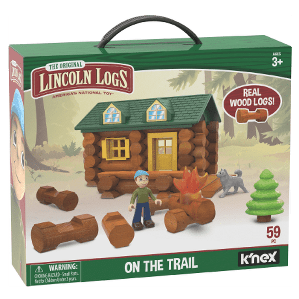 Lincoln Logs 59PC On The Trail