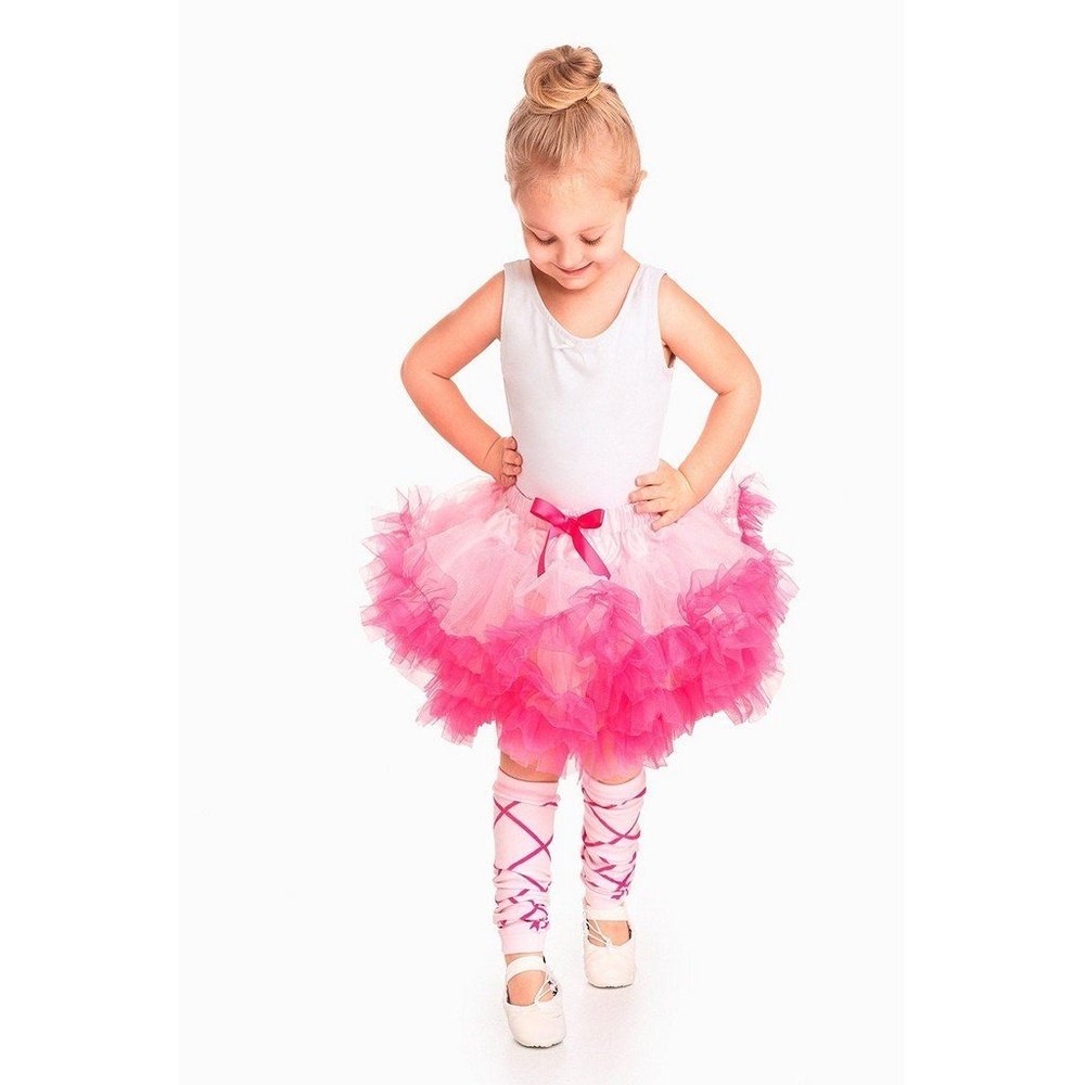 Little Adventures Fluffy Tutu Pink / Hot Pink Dress Up