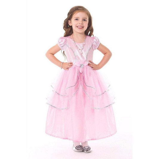 Little Adventures Royal Pink Princess Dress Up Outfit