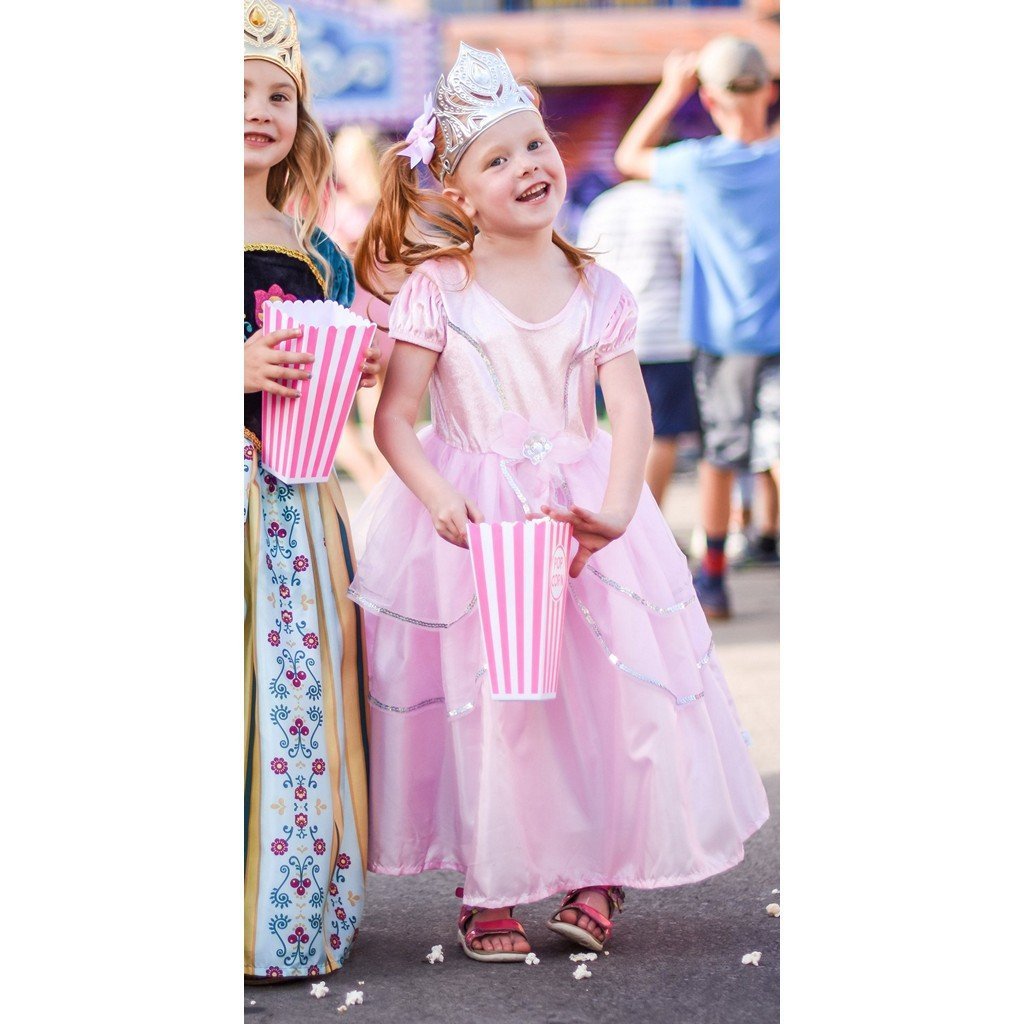 royal pink princess gown