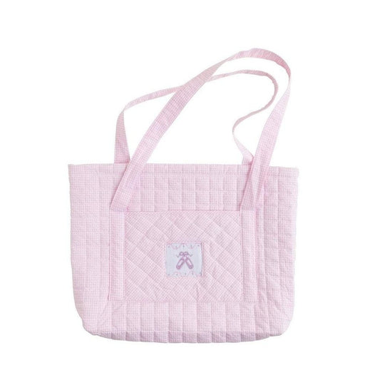 Little English Ballet Slippers Quilted Tote Bag