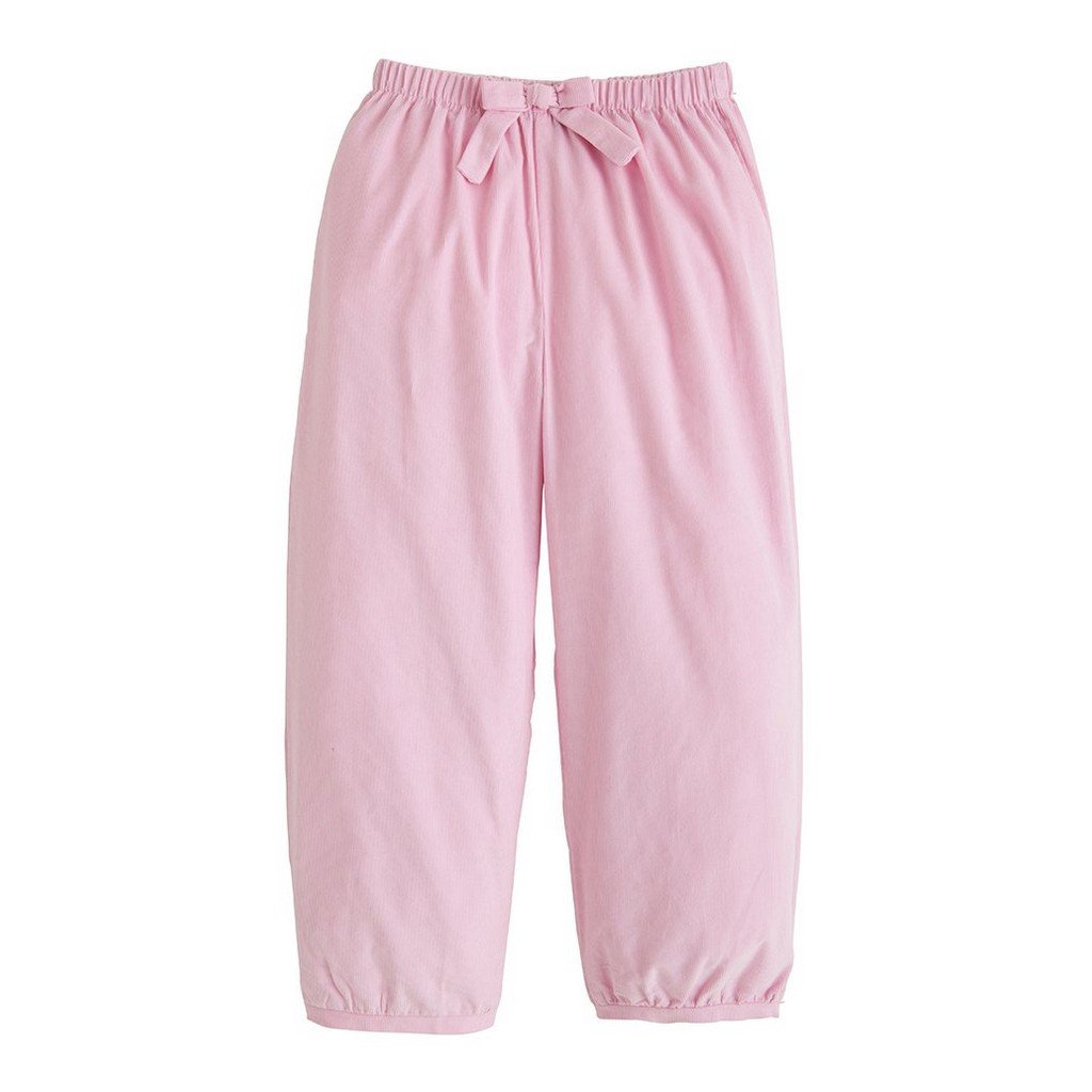 Little English Banded Bow Pant Light Pink