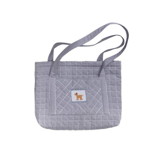 Little English Dog Quilted Tote Bag