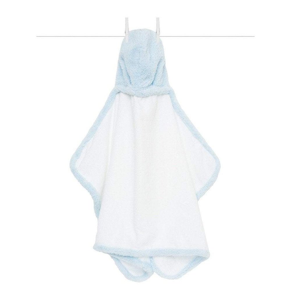 Little Giraffe Chenille Hooded Bath Towel Blue