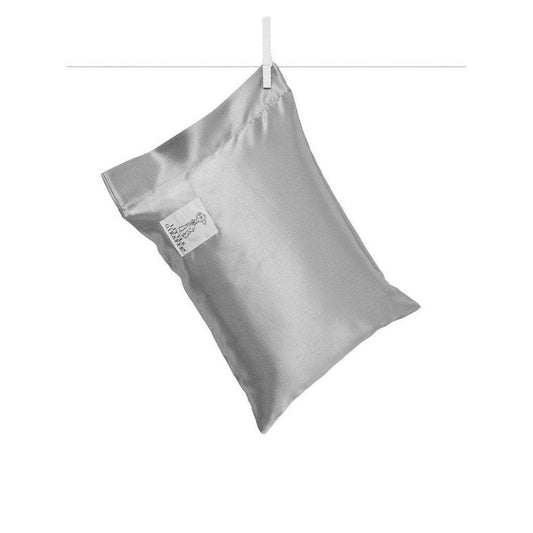 Little Giraffe Satin Nap Pillow Silver