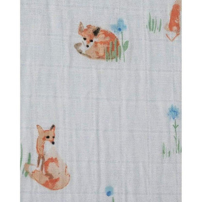 Little Unicorn Cotton Muslin Crib Sheet Fox