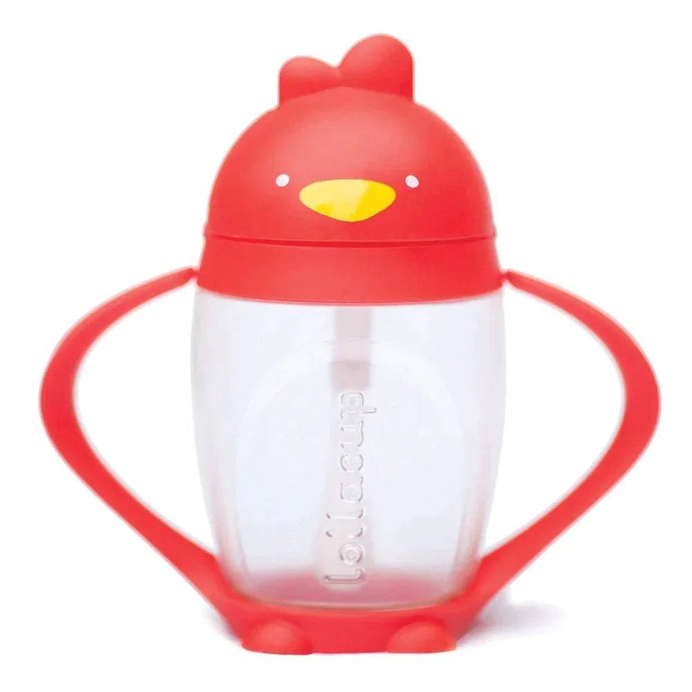 Lollaland Baby Care Bold Red Lollaland Lollacup Straw Sippy Cup