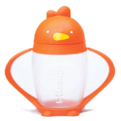 Lollaland Baby Care Happy Orange Lollaland Lollacup Straw Sippy Cup