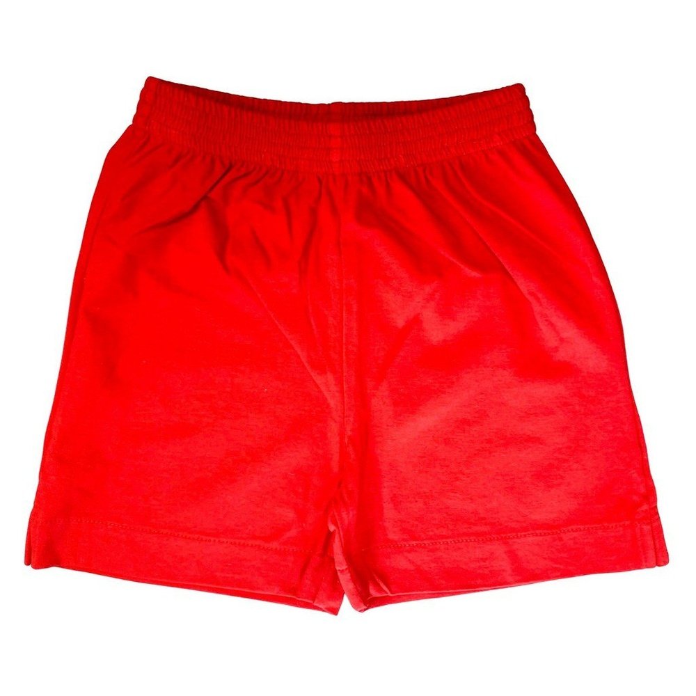 Luigi Kids by Acvisa Boys Solid Knit Jersey Short Red