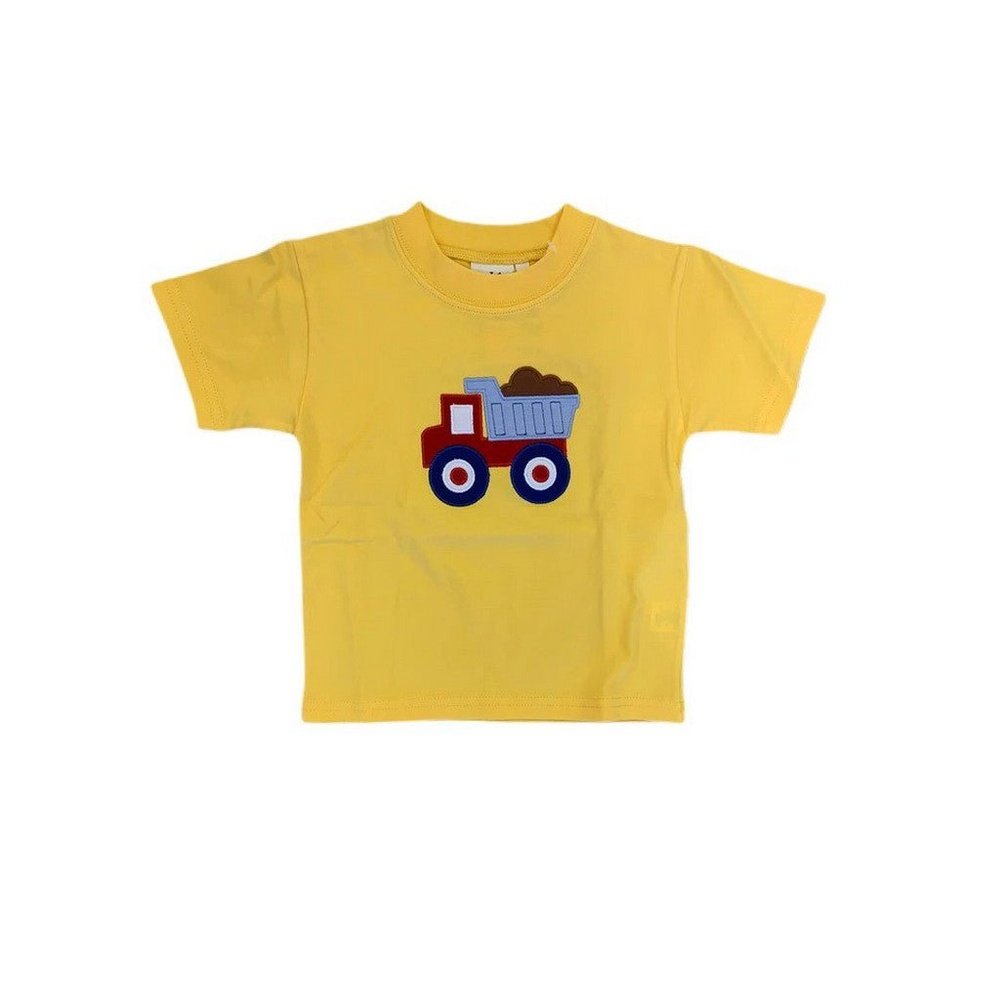 Luigi Kids by Acvisa Bright Yellow Dumptruck T-Shirt