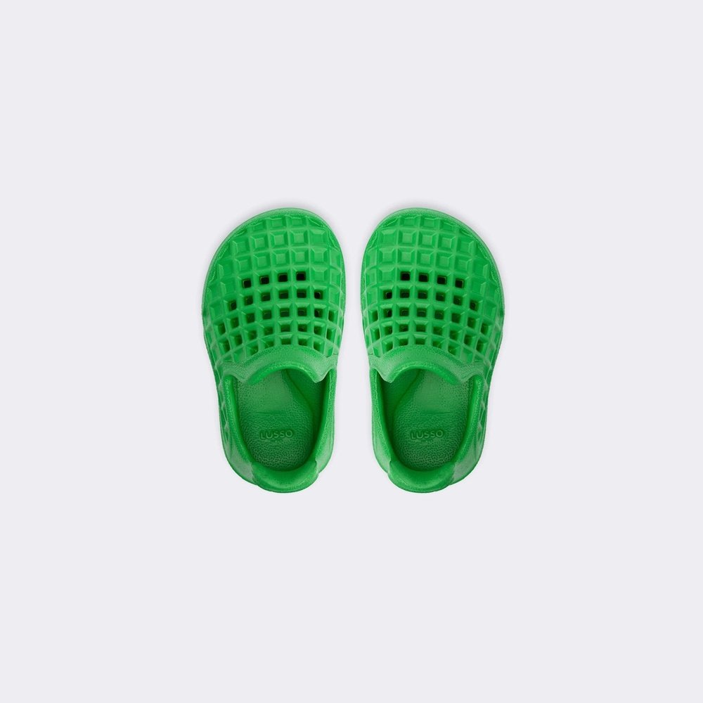 Lusso Cloud Scenario Kids Hudson Green Waterproof Slip On Shoe