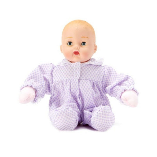 Madame Alexander Doll Huggums Baby Doll Lavender Check Light Skin