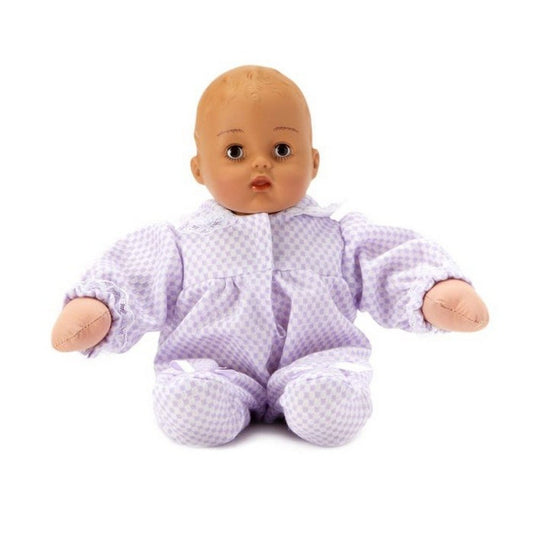 Madame Alexander Doll Huggums Baby Doll Lavender Check Med. Skin
