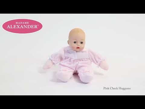 Madame Alexander Doll Pink Check Huggums Baby Doll