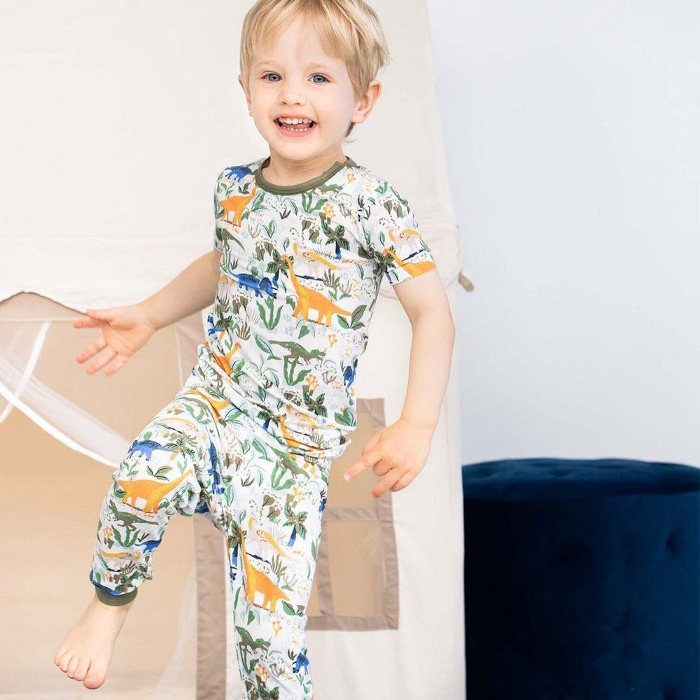 Magnetic Me Raptor Round Your Finger Modal Magnetic Toddler & Kids Pajama Set