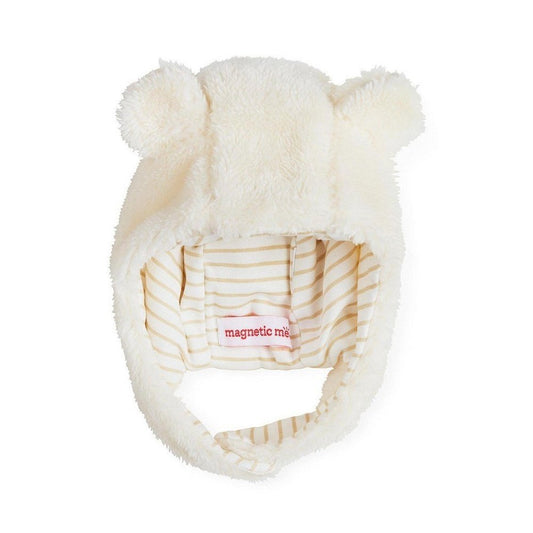 Magnetic Me Stripe Egret So Soft Minky Magnetic Hat