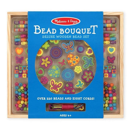 Melissa & Doug Bead Bouquet Deluxe Wooden Bead Set