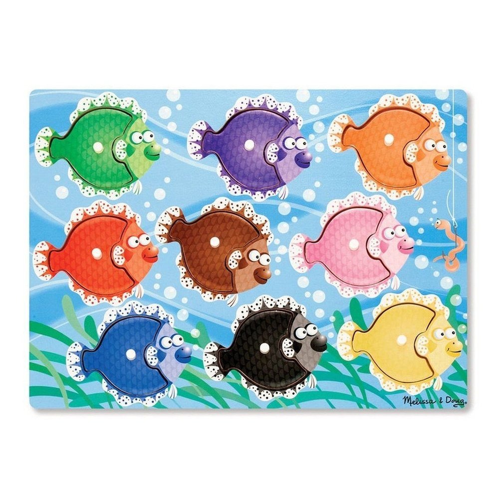 Melissa & Doug Colorful Fish Peg Puzzle