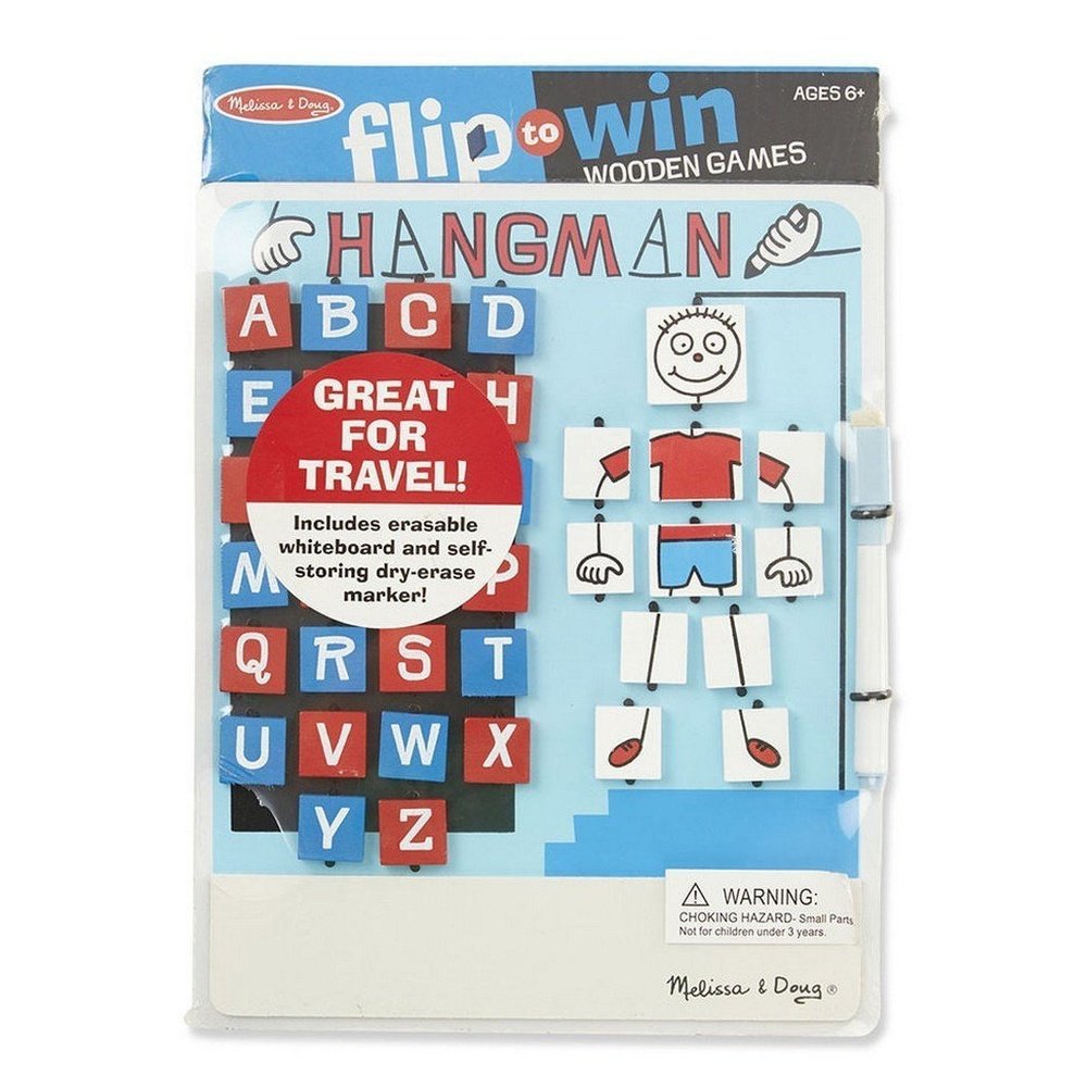 Melissa & Doug Flip to Win Hangman Travel Game
