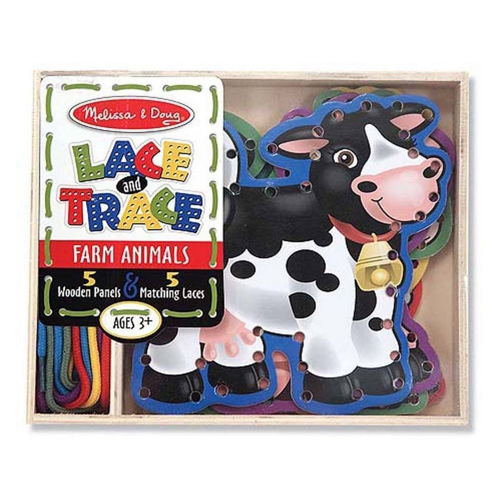 Melissa & Doug Lace & Trace Farm Developmental Toy