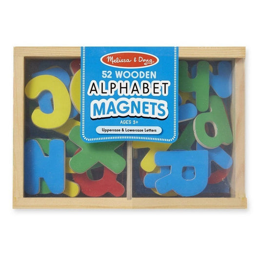 Melissa & Doug Magnetic Wooden Alphabet Letters
