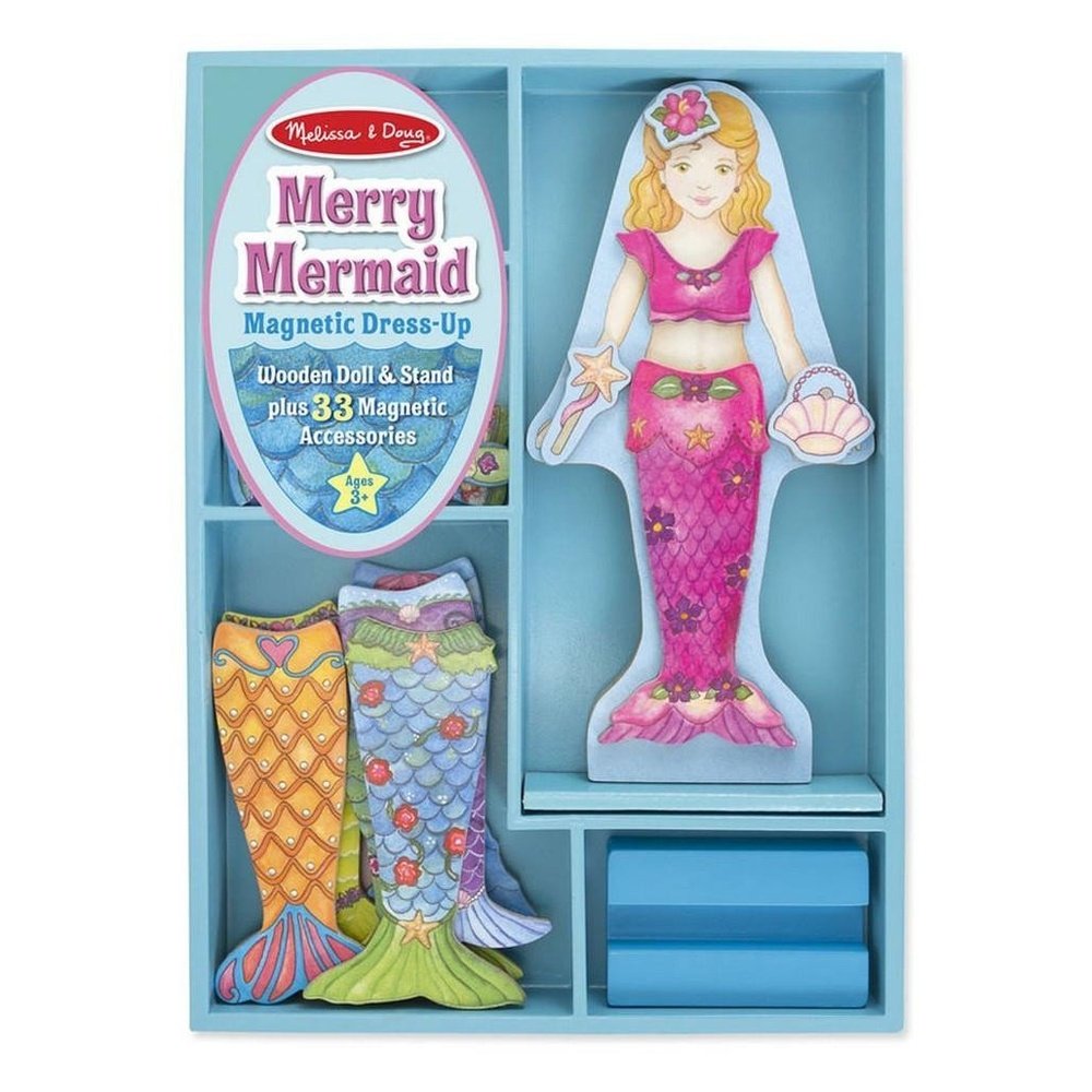 Melissa & Doug Merry Mermaid Magnetic Dress Up Set