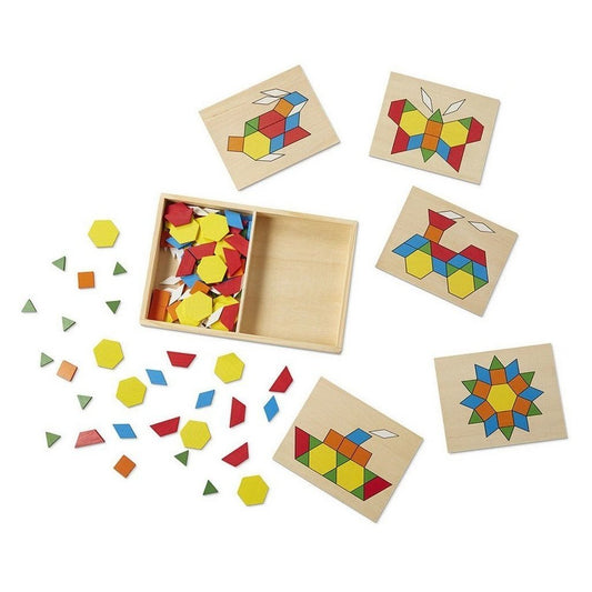 Melissa & Doug Pattern Blocks and Boards Toy