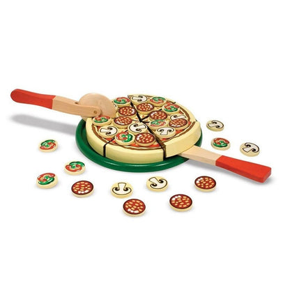 Melissa & Doug Pizza Party Wooden Play Food