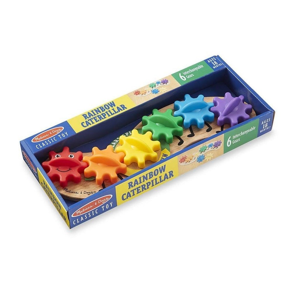 Melissa and doug rainbow caterpillar gear toy online